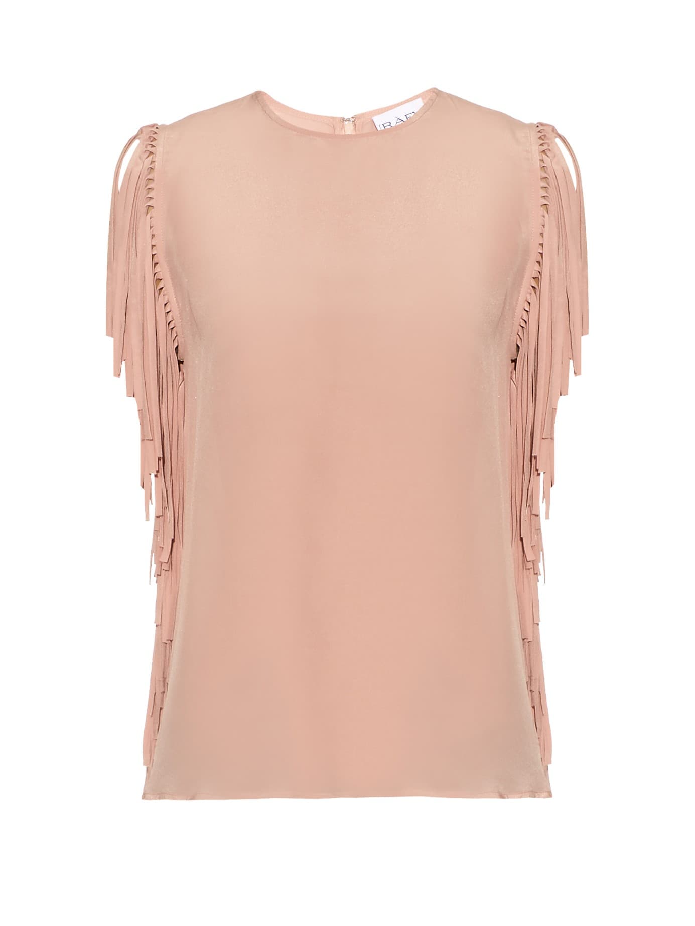 Raey – Fringed Silk Top