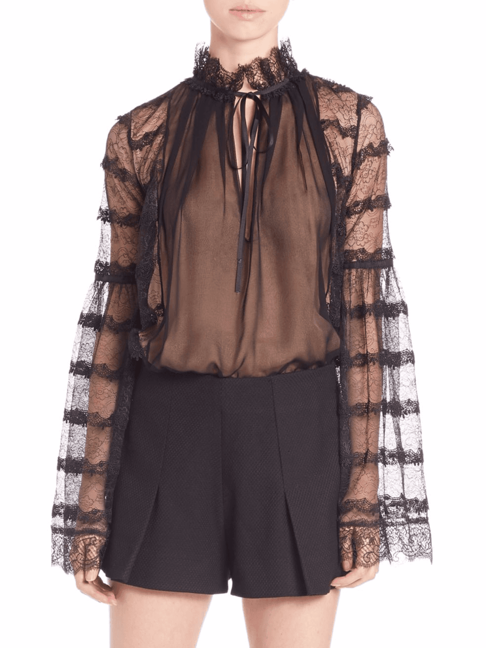 Alexis – Signe Bell Sleeve Lace Top