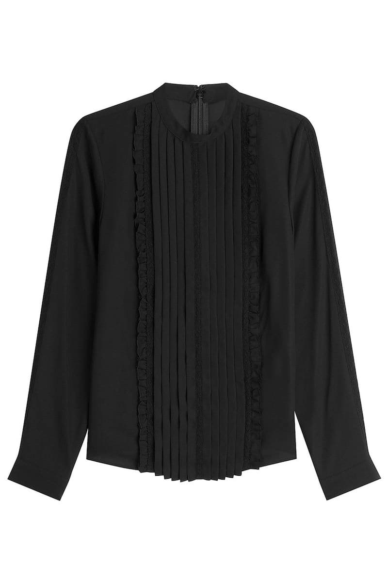Steffen Schraut – Blouse with Pleats