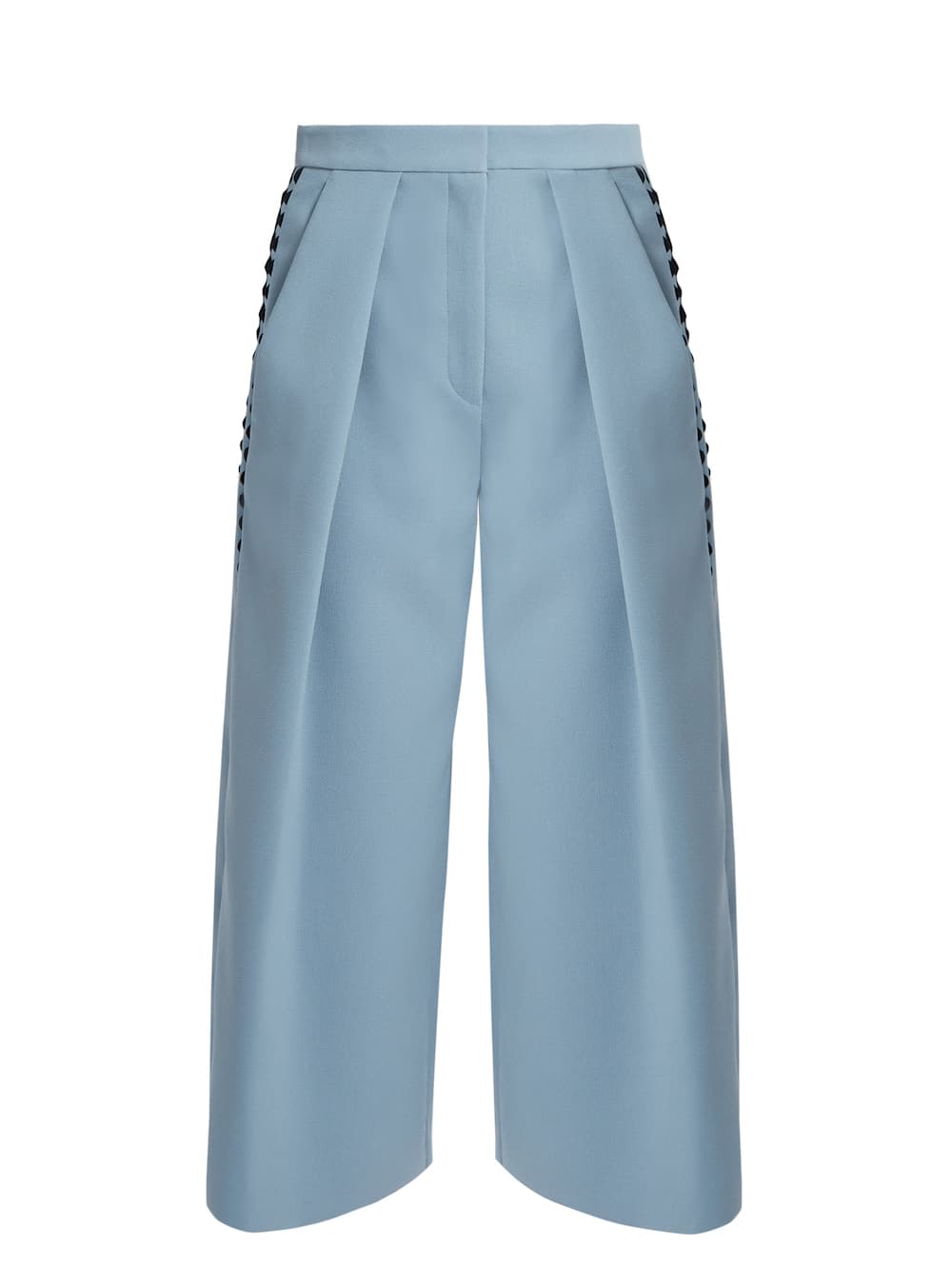Roksanda – Devin Ric-Rac Trimmed Crepe Culottes