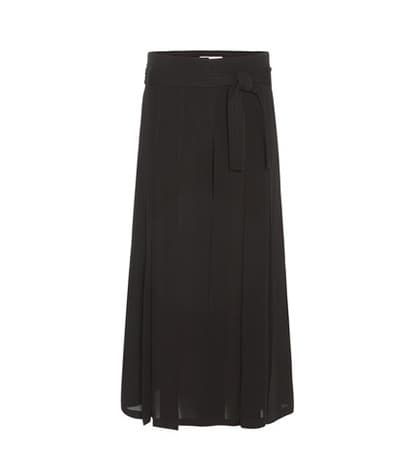 Valentino – Pleated Silk Culottes
