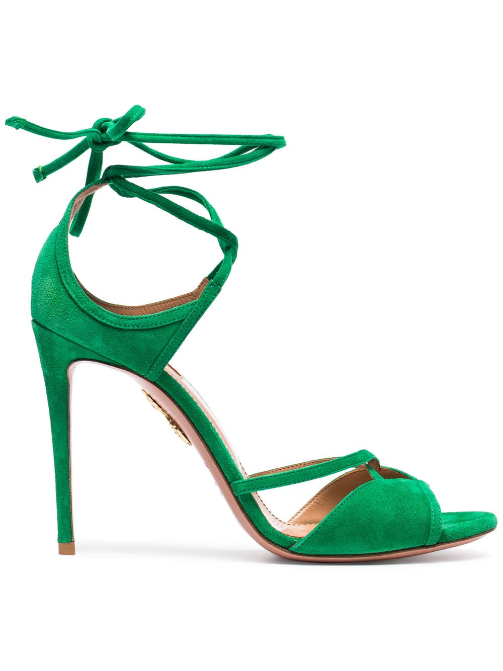 Aquazzura –  Nathalie 105 Suede Sandals – Suede