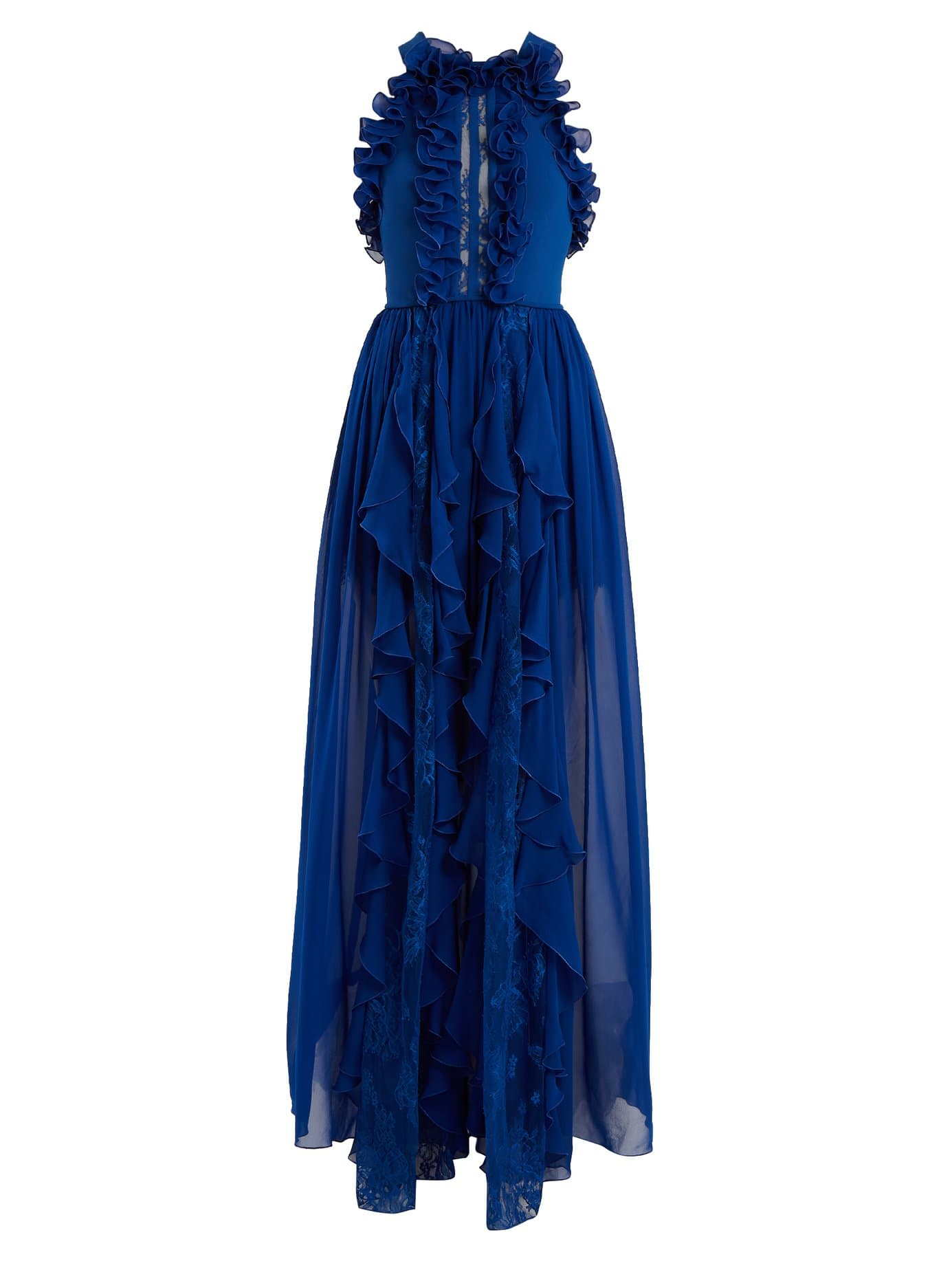 Elie Saab – Halterneck Ruffle Gown