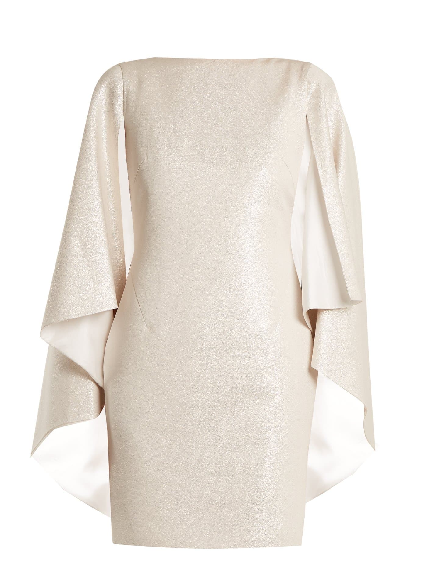 Osman – Rebecca Cape-Sleeved Dress