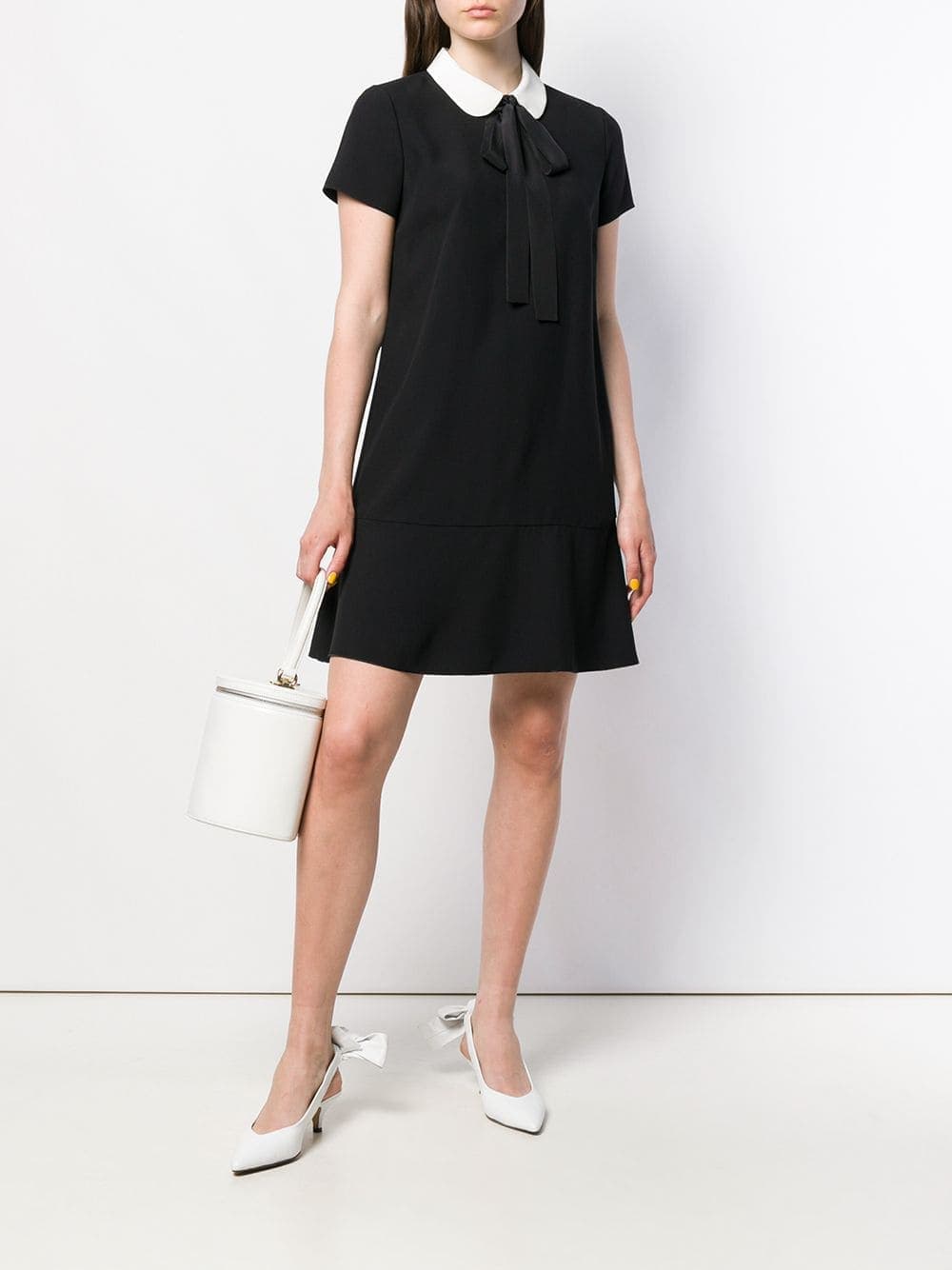 Red Valentino – Collared T-Shirt Dress thumbnail 2