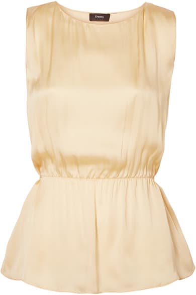 Theory – Silk-Satin Top