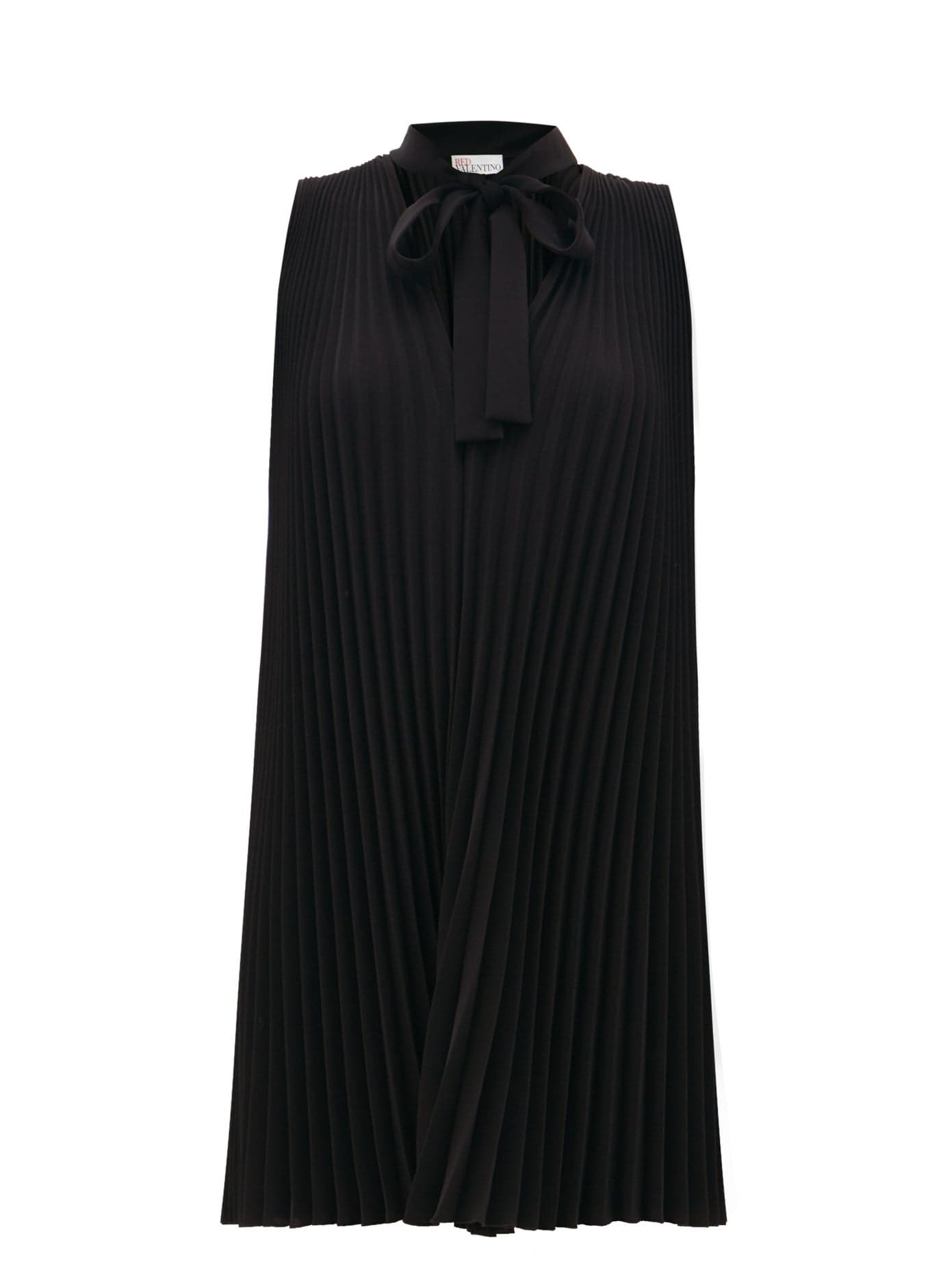 Red Valentino – Pleated Crepe Dress