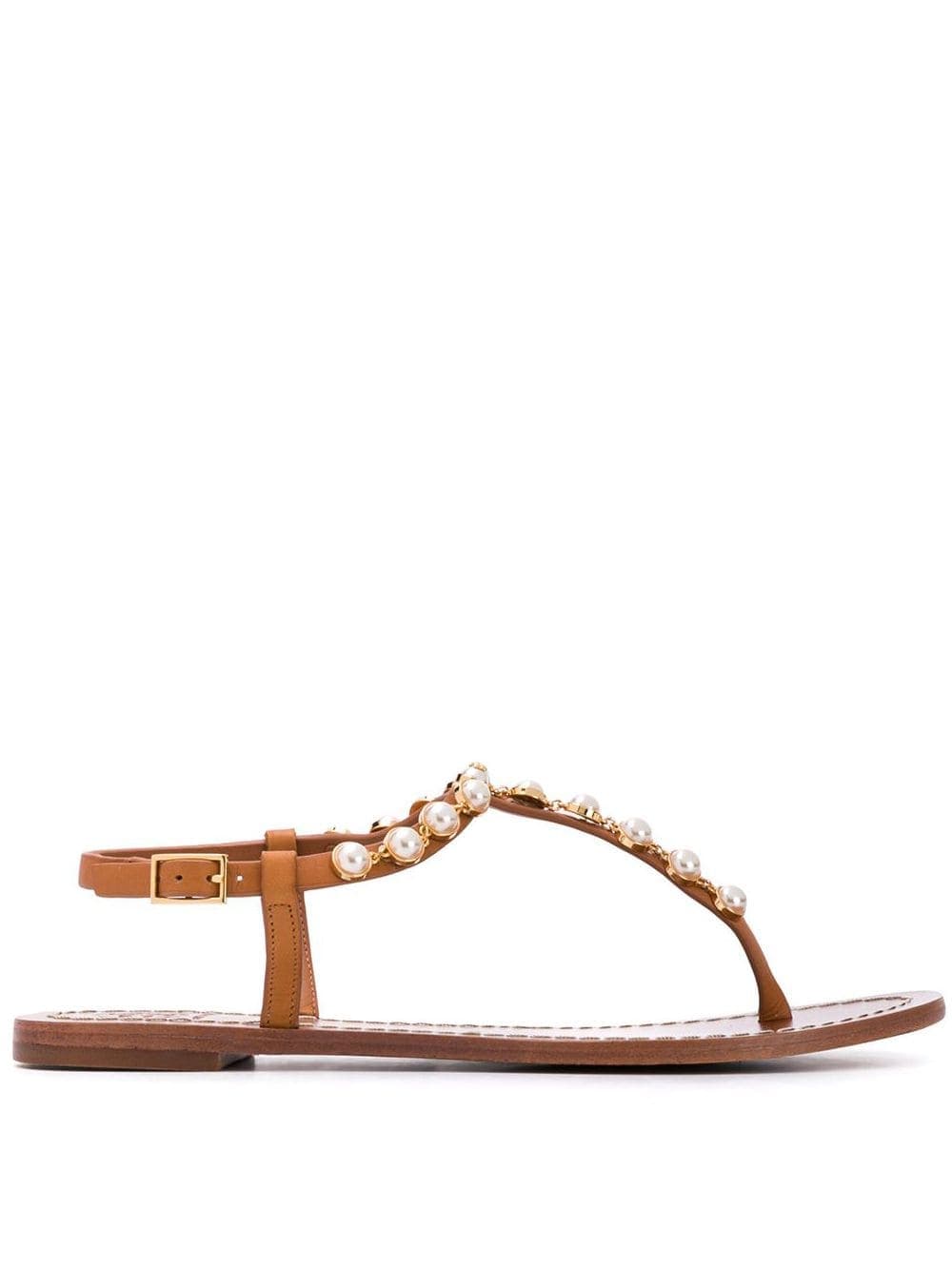 Tory Burch – Pearl Embellished Sandals