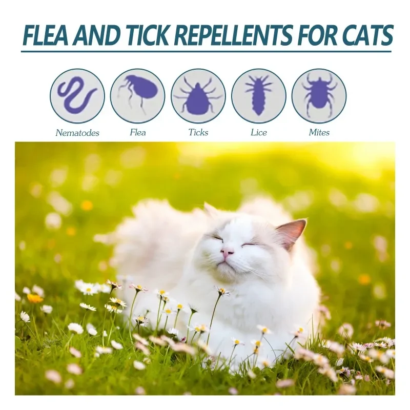Flea and Ticks Repellent For Cats thumbnail 2
