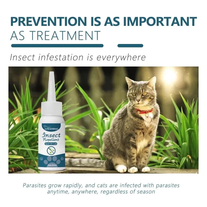 Flea and Ticks Repellent For Cats thumbnail 4