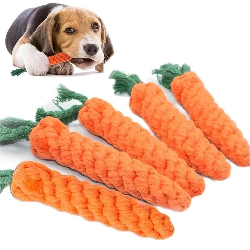 Carrot Shape Dog Chew Toy