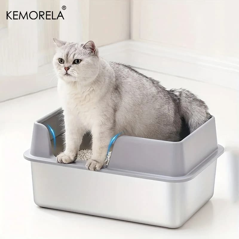 Stainless Steel Cat Litter Box thumbnail 3
