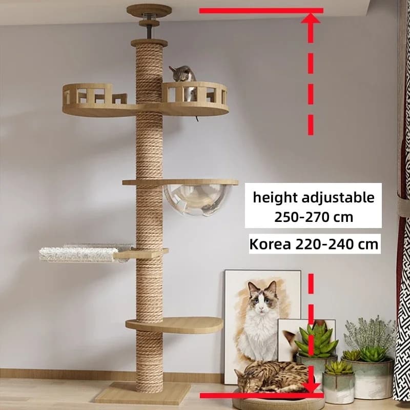 Adjustable Cat Tree Tower thumbnail 2