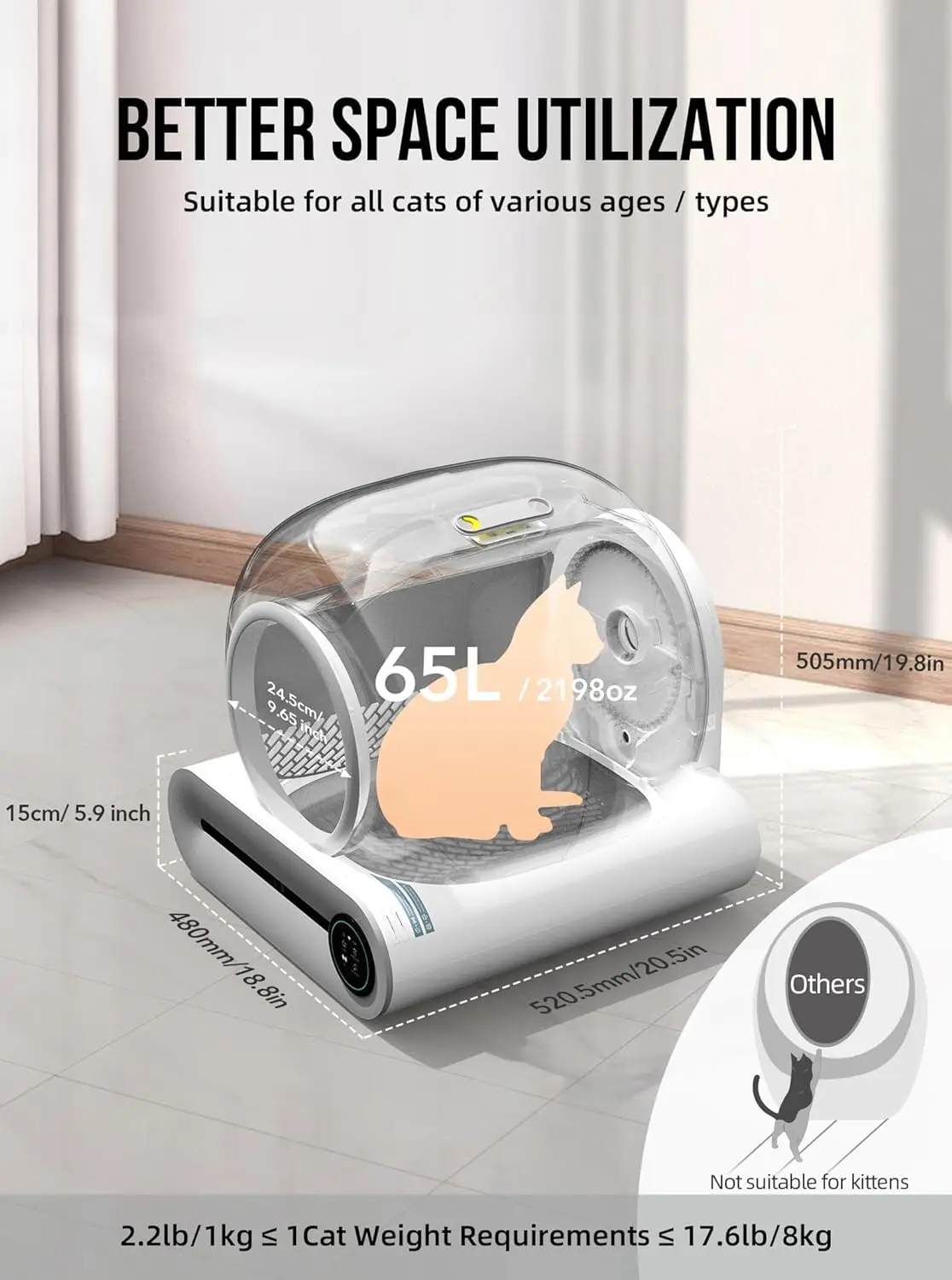 Automatic Smart Cat Litter Box thumbnail 3