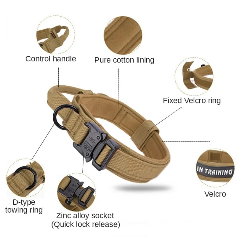 Tactical Dog Collar Leash Set thumbnail 4