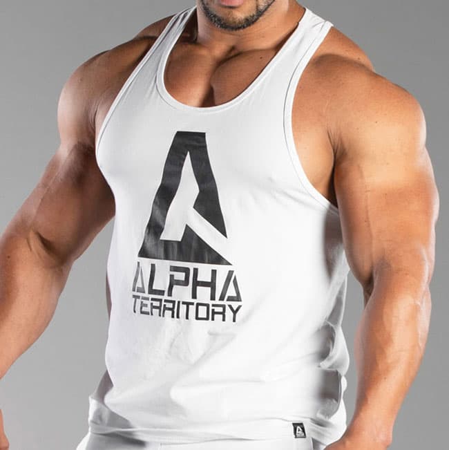 White ALPHA Men’s Tank Top