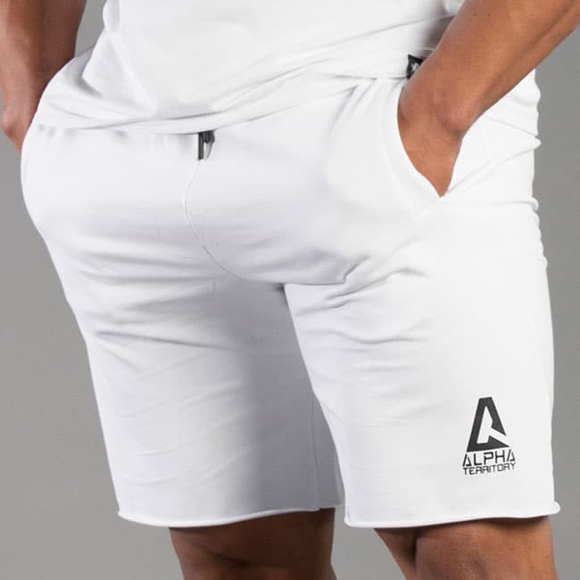 White ALPHA Men’s Shorts