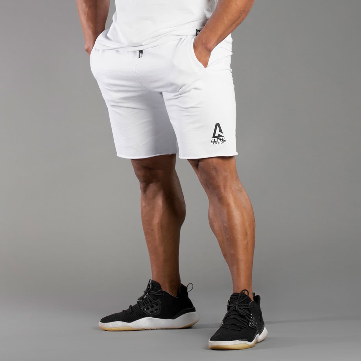 White ALPHA Men’s Shorts thumbnail 2