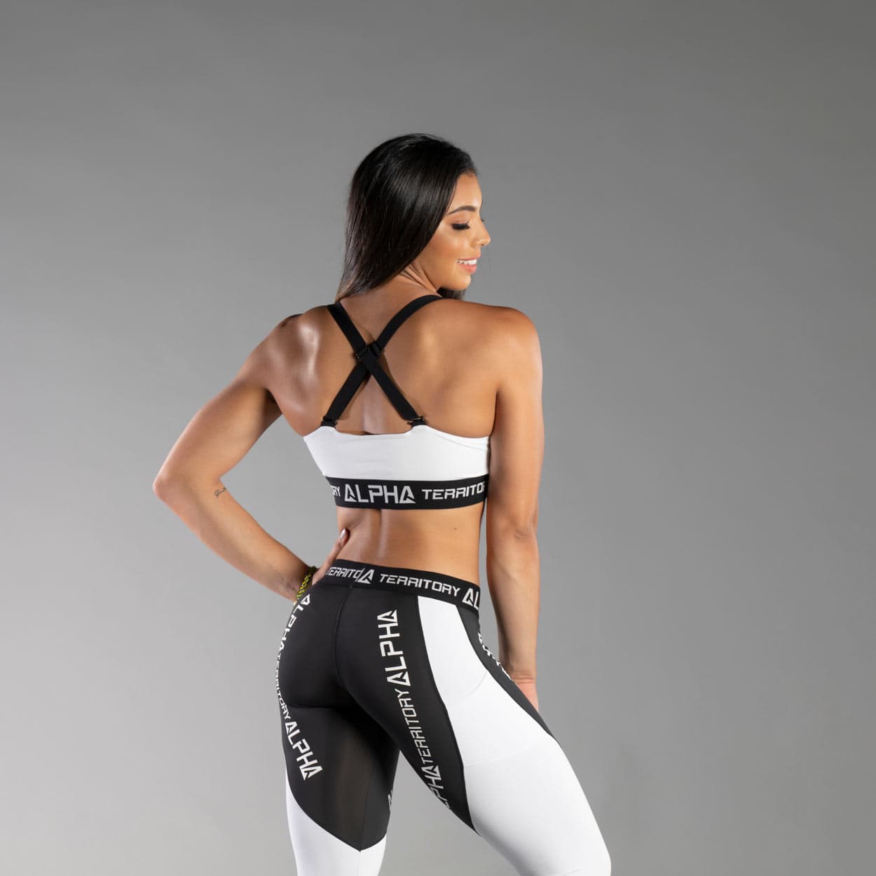 White ALPHA Women’s Sports Bra thumbnail 3