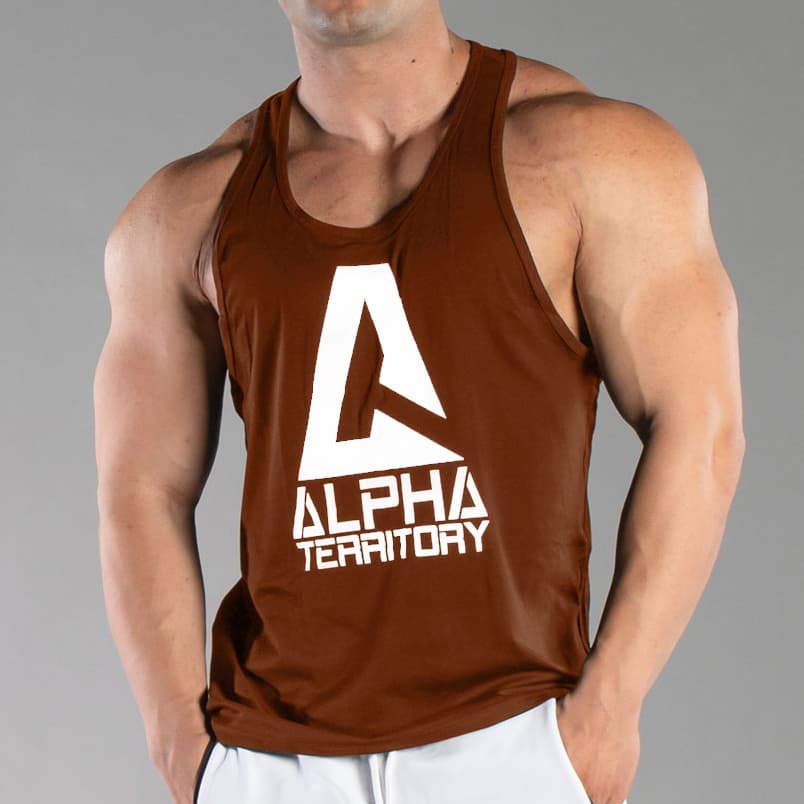 Copper Burgundy ALPHA Men’s Tank Top