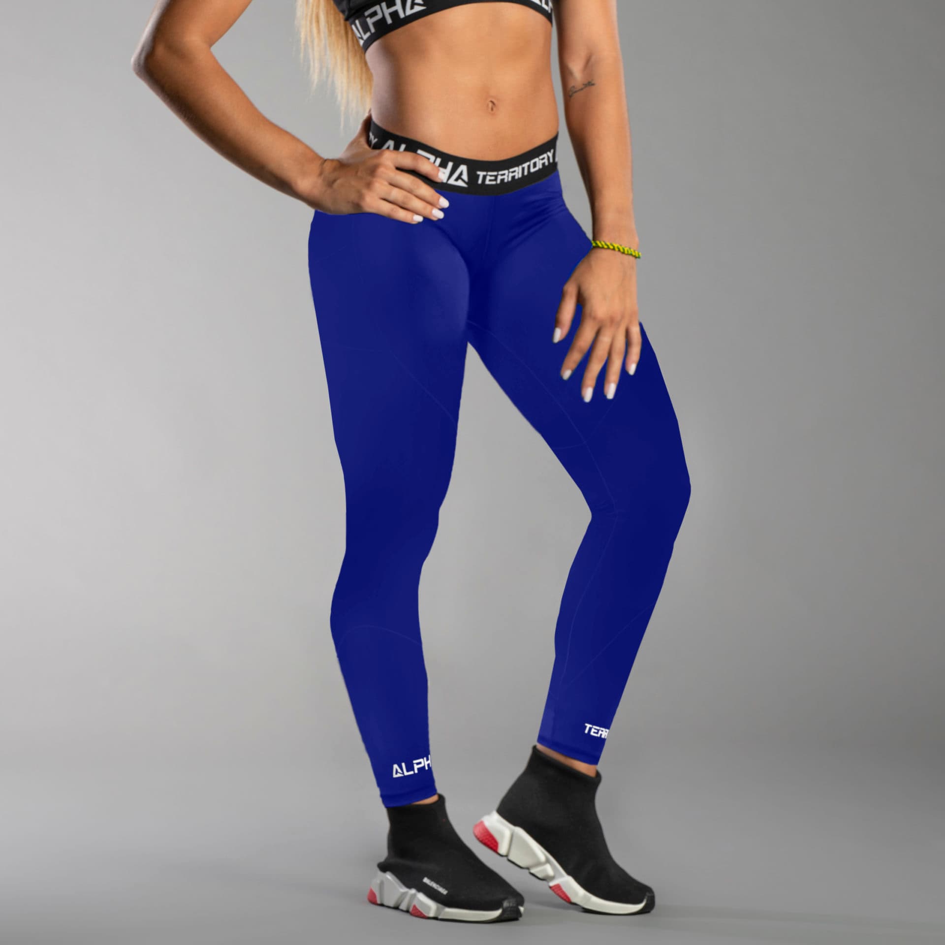 Royal Blue ALPHA Women’s Low Cut Leggings