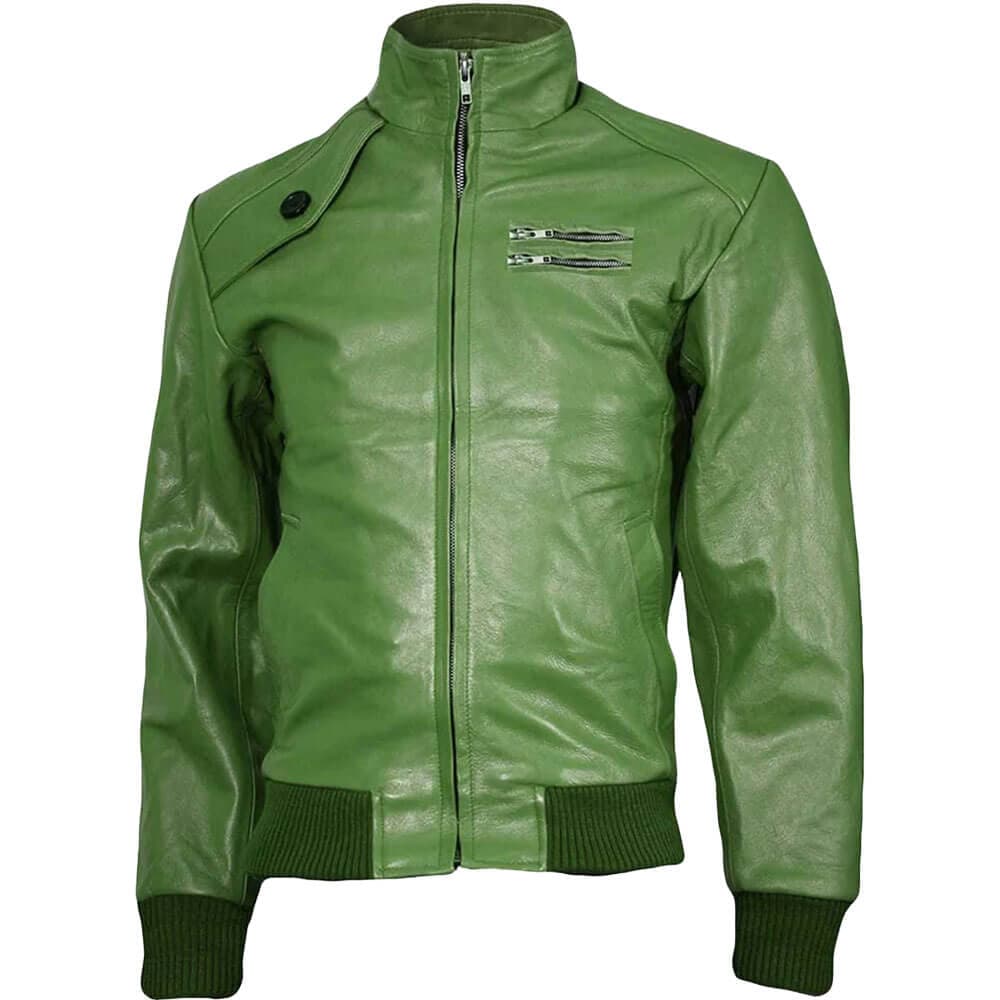 Green Leather Jacket
