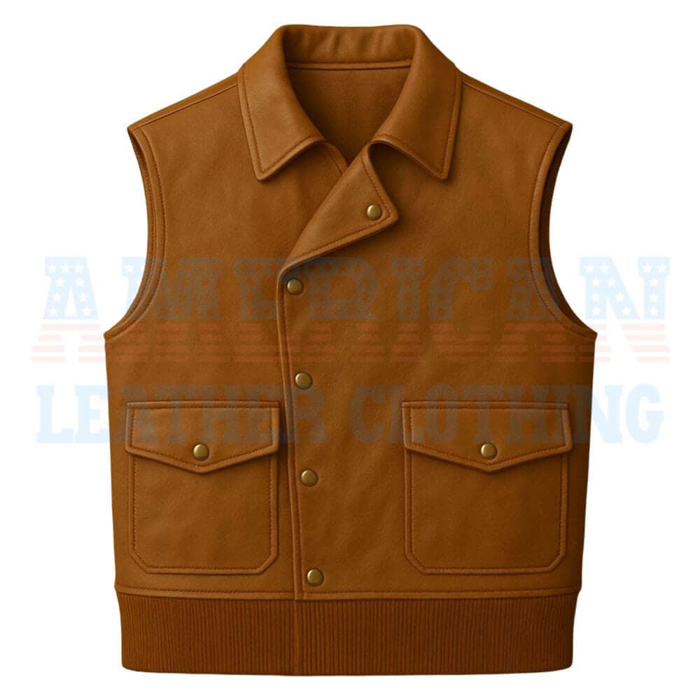 Biker Leather Vest