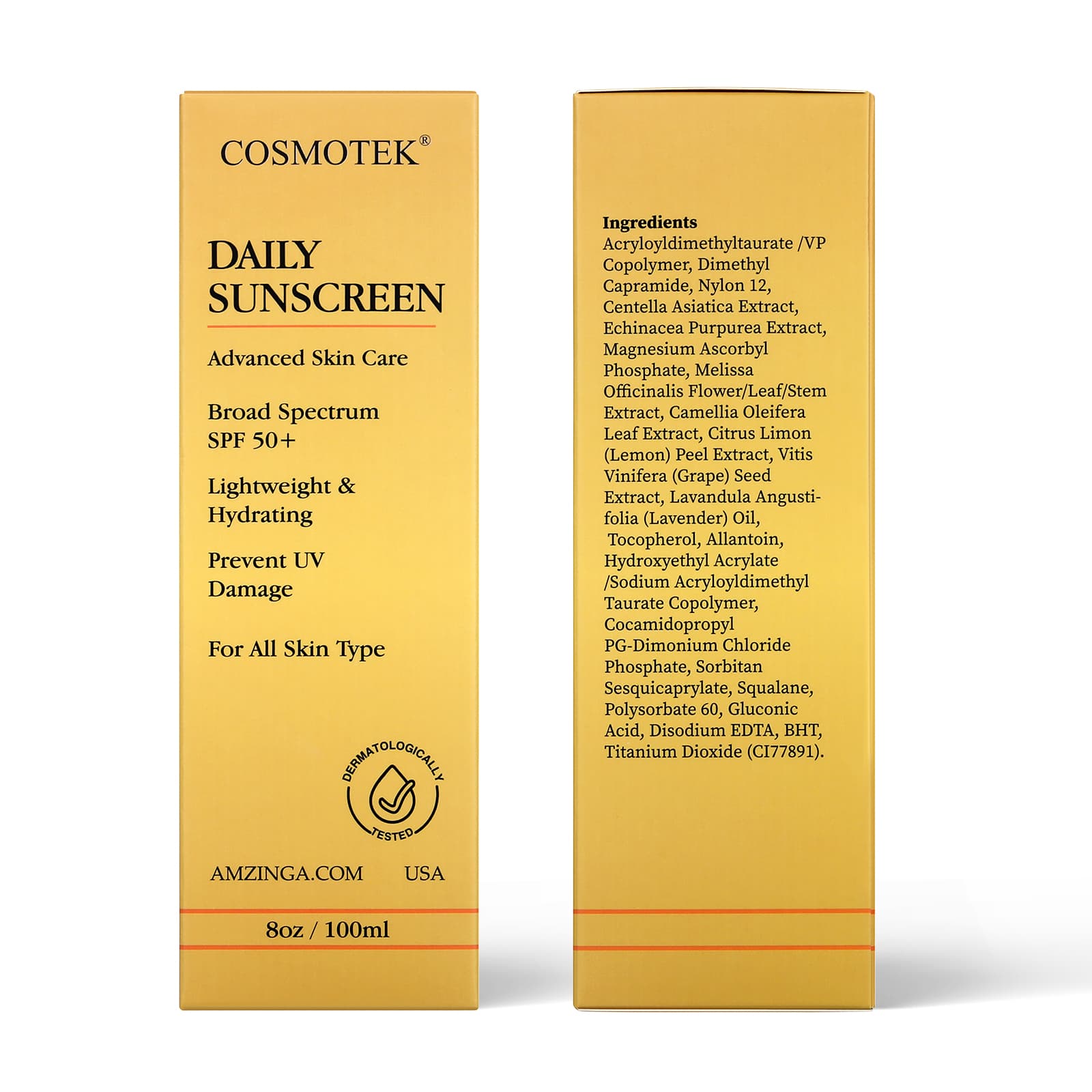 Daily Sunscreen UV Sheer Face Sunscreen, SPF 50+ Hydrating Sunscreen for Face, Helps Even Skin Tones and Soothe Heated Skin, Water Resistant up to 60 Minutes, No White Cast thumbnail 4