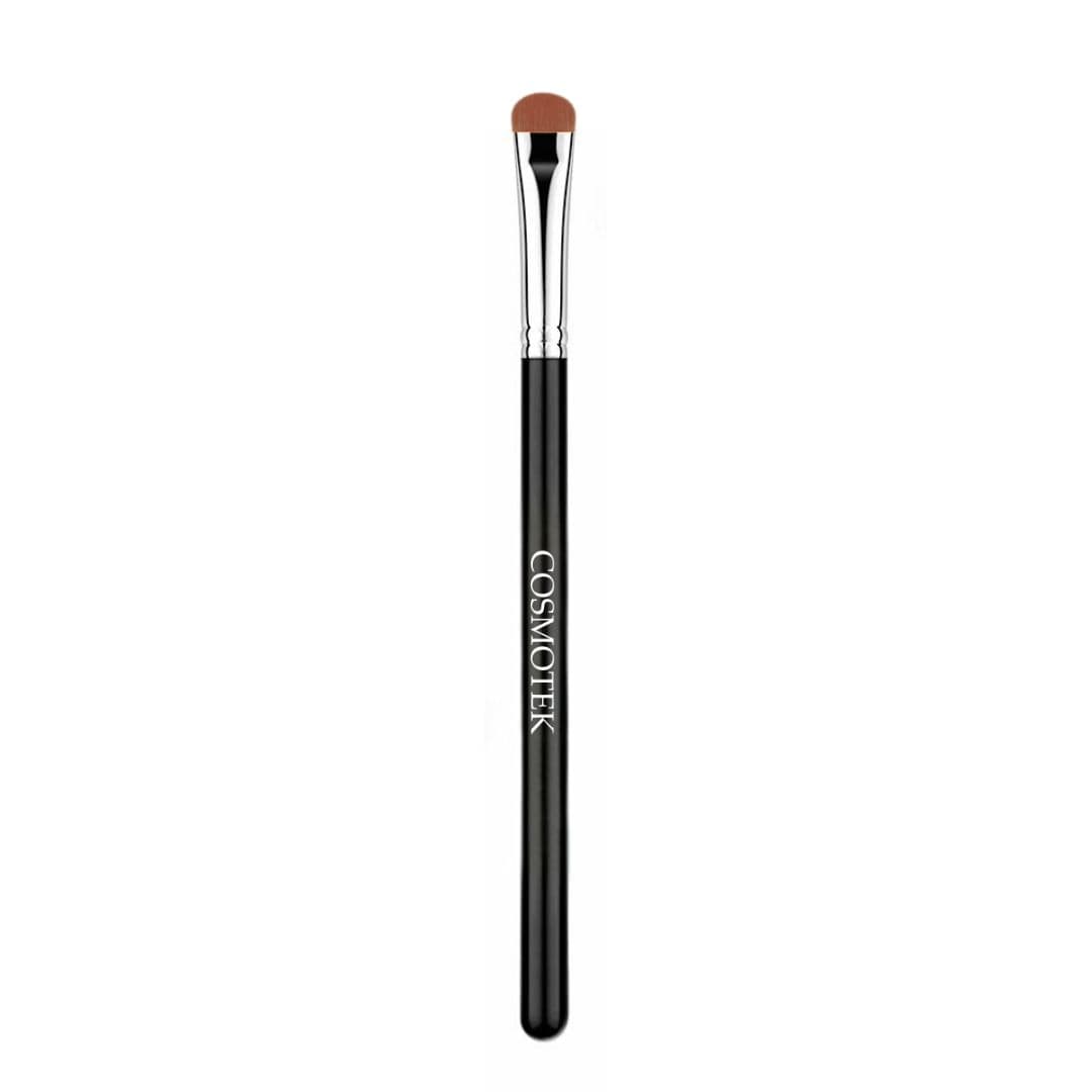 Cosmotek Flat Eyeshadow Brush – Precision Packing Brush for Shimmer &amp; Matte Shadows – Soft Synthetic Bristles for Blending, Detailing &amp; Cut Crease