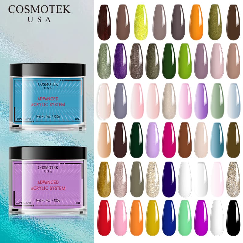 Advanced Acrylic System 4oz/120g (331-1), Clear Acrylic Nail Dipping Powder for Acrylic Nail Extension thumbnail 3