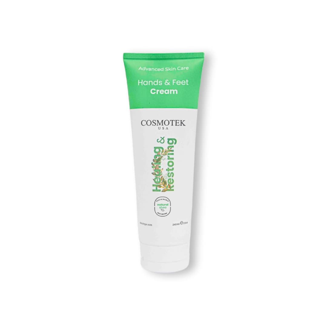 Hand and Feet Cream with Shea Butter, Almond, Coconut Oil, Vegan , Healing, Moisture That Lasts Through Hand washing 8OZ