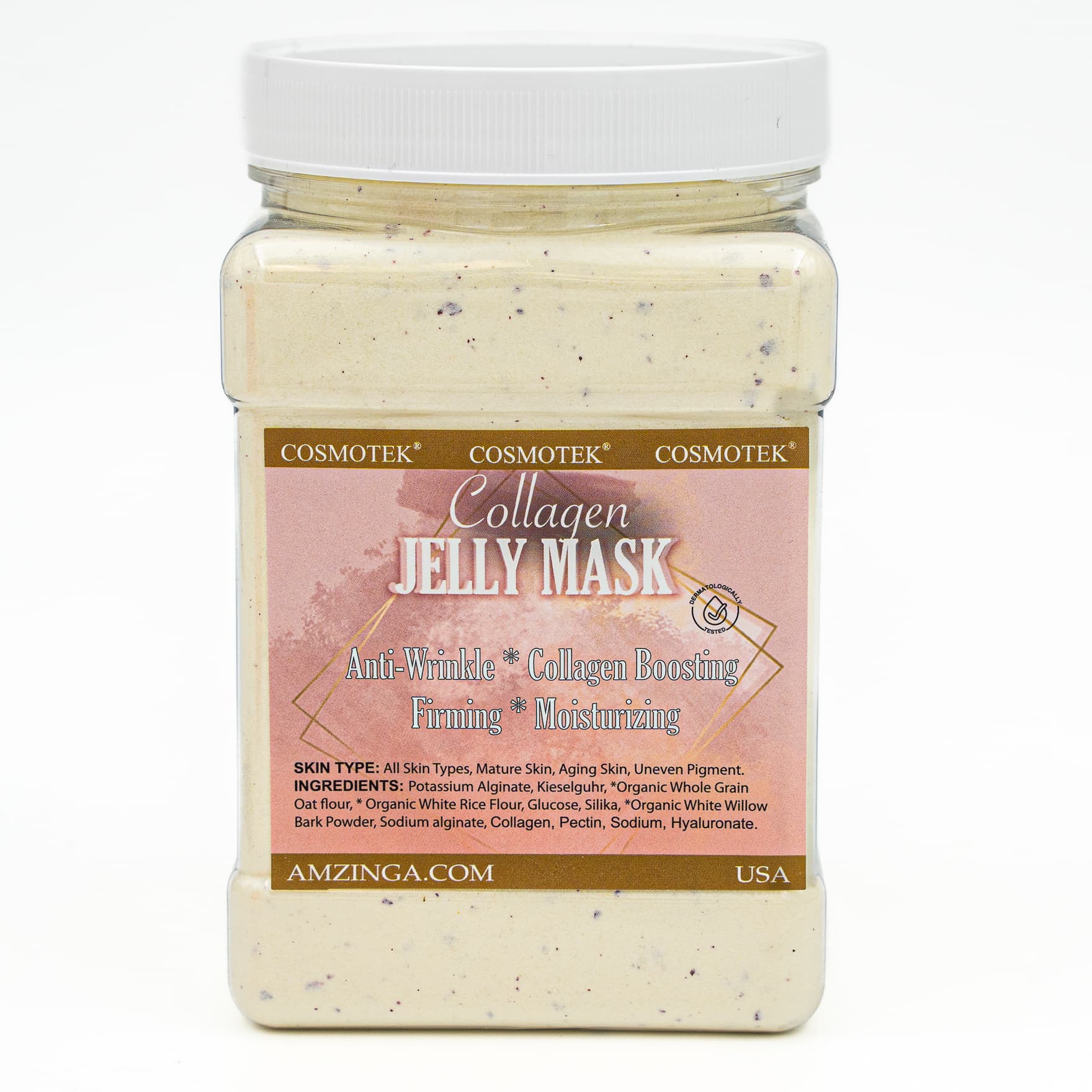 Jelly Mask for Facials Professional -Collagen- A Skin Care Hydro Jelly Mask of Spa for Men, Women and Adults – Anti-Wrinkle*Collagen Boosting*Firming*Moisturizing 23 Fl Oz Jar Face Mask Skin Care