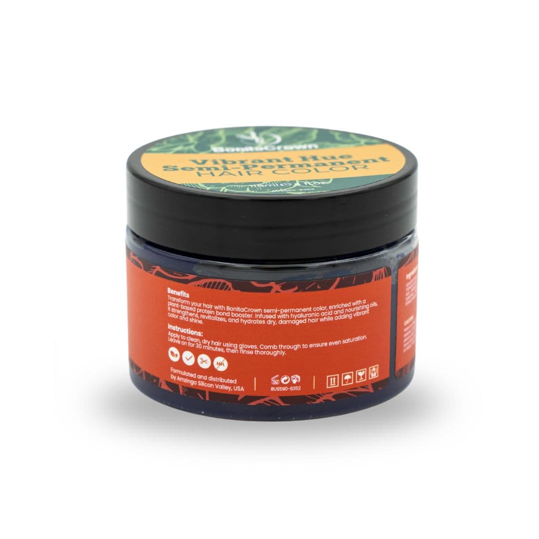 Yellow Passion Semi-Permanent Hair Color – BonitaCrown 4oz | Professional Use Hair Dye with Nourishing Oils | Vibrant, Long-Lasting Color | Made in USA thumbnail 4