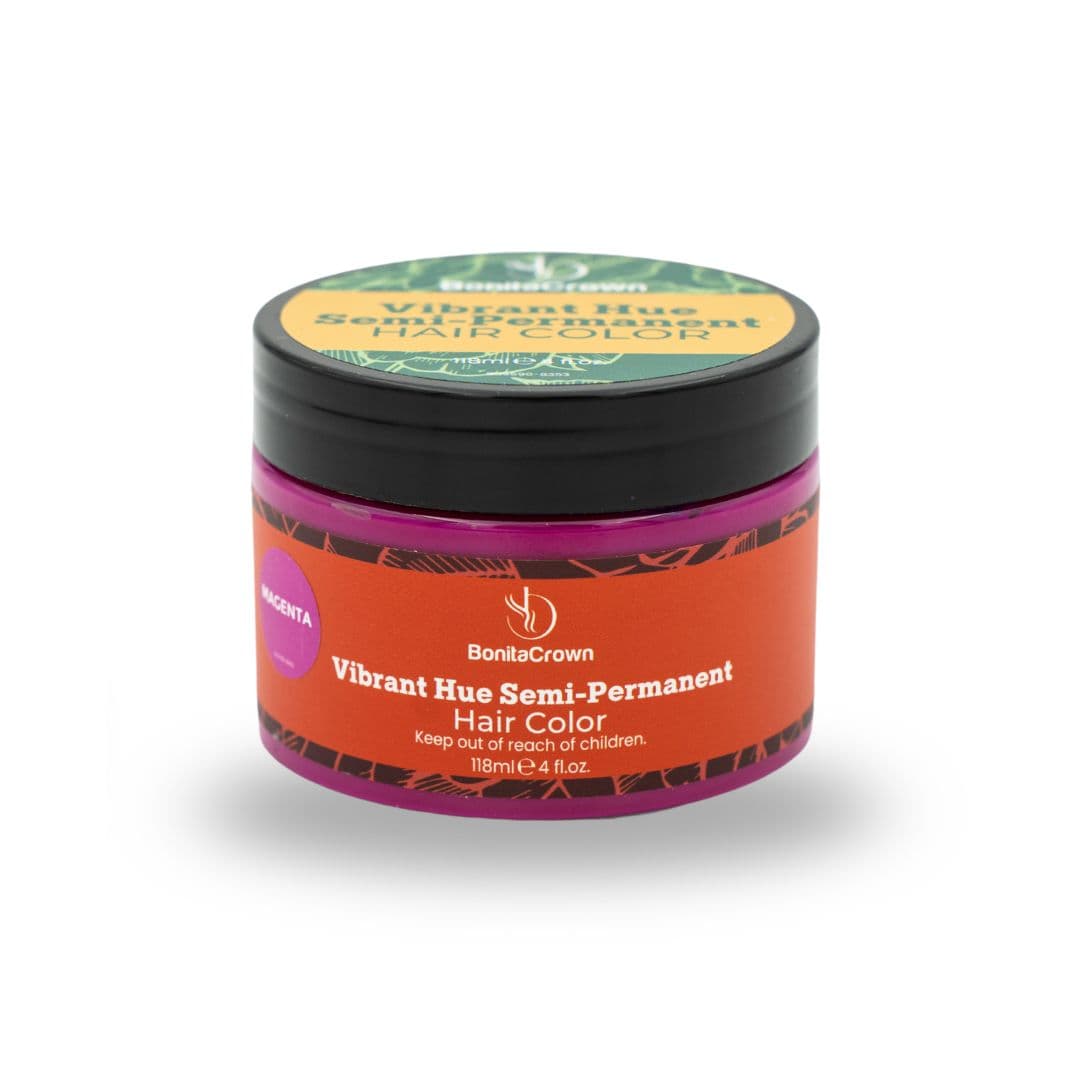 Magenta Semi-Permanent Hair Color – BonitaCrown 4oz | Professional Use Hair Dye with Nourishing Oils | Vibrant, Long-Lasting Color | Made in USA thumbnail 3