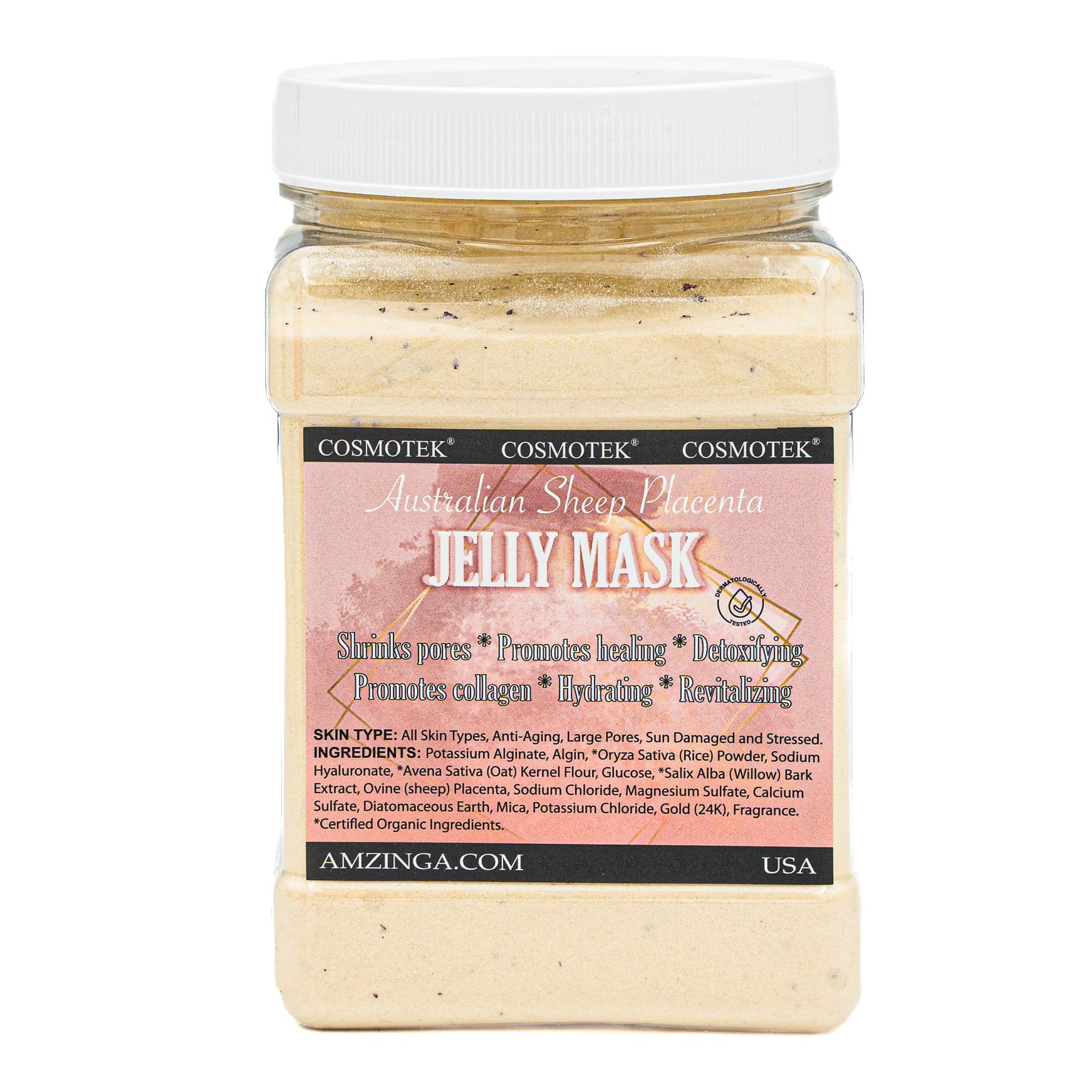 Jelly Mask for Facials Professional -Australian Sheep Placenta – A Skin Care Hydro Jelly Mask of Spa for Men, Women and Adults 23 Fl Oz Jar Face Mask Skin Care