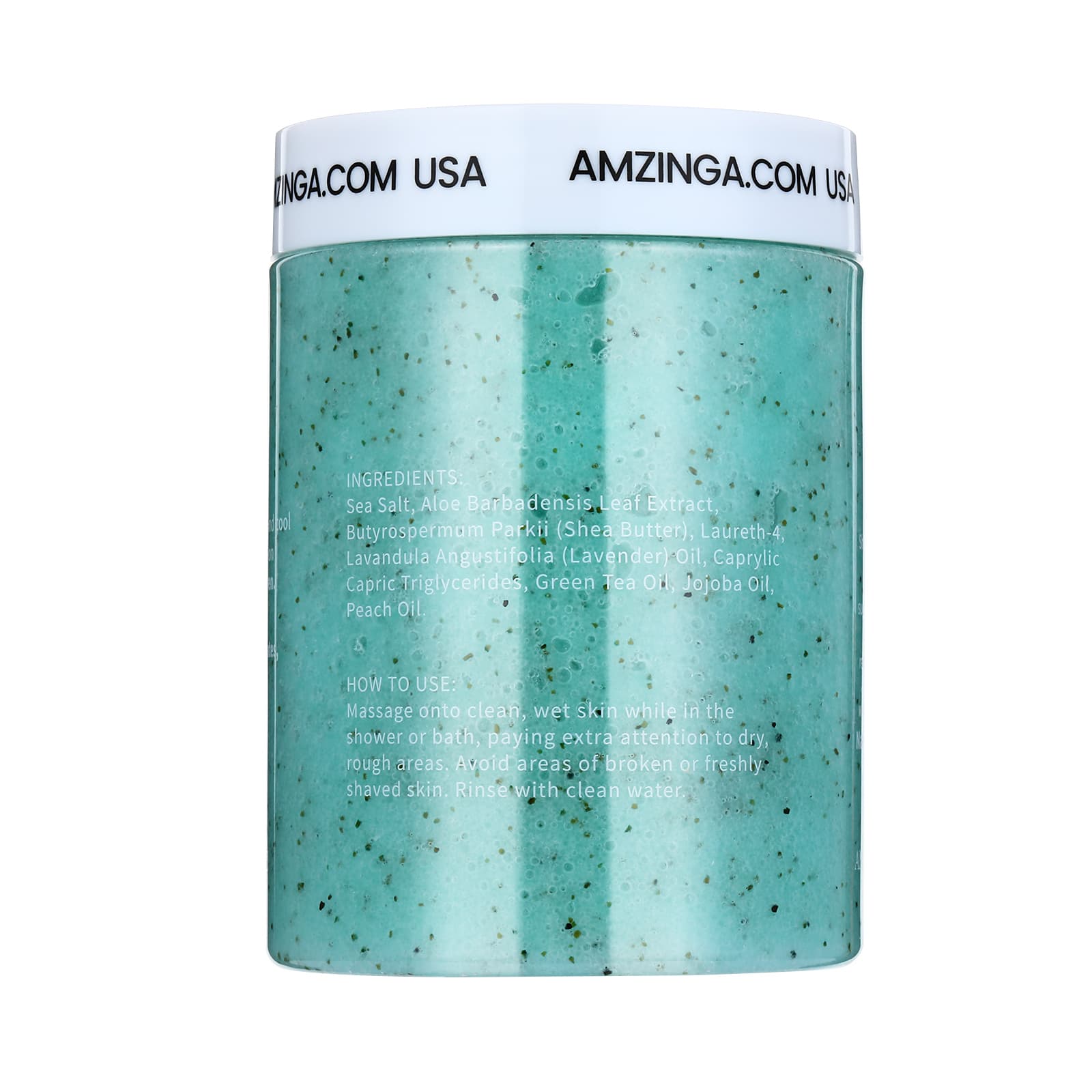 Green Tea Body Scrub- Natural Exfoliating Salt Scrub &amp; Body and Face Souffle helps with Moisturizing Skin, Acne, Cellulite, Dead Skin Scars, Wrinkles (16.7 oz) thumbnail 4