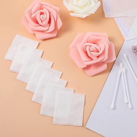 200 Pieces Disposable Esthetic Wipe Non-woven Facial Wipes Squares Aesthetic Wipe Lint-free Wipes Spa Petite Silken Wipes for Product Application and Medical Care, 2×2 Inch (Pack of 300) (Copy) thumbnail 4