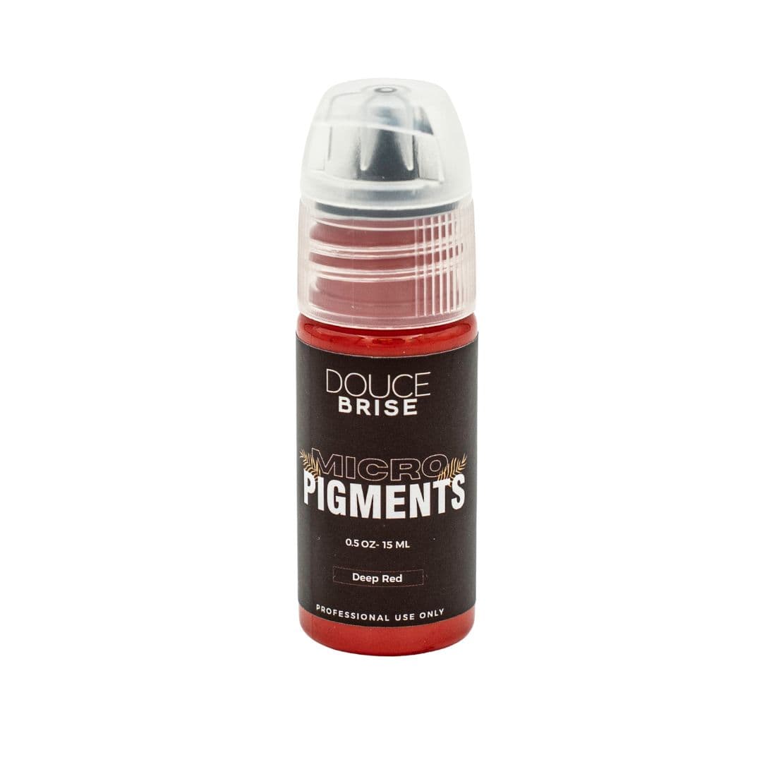 Deep Red Micro Pigment – DOUCE BRISE 15ml | Professional Use Tattoo Ink for Permanent Makeup | Lip Blush, Areola, Color Correction | PMU Pigment for Microblading &amp; Cosmetic Tattoo | Made in USA | Vegan Formula thumbnail 2