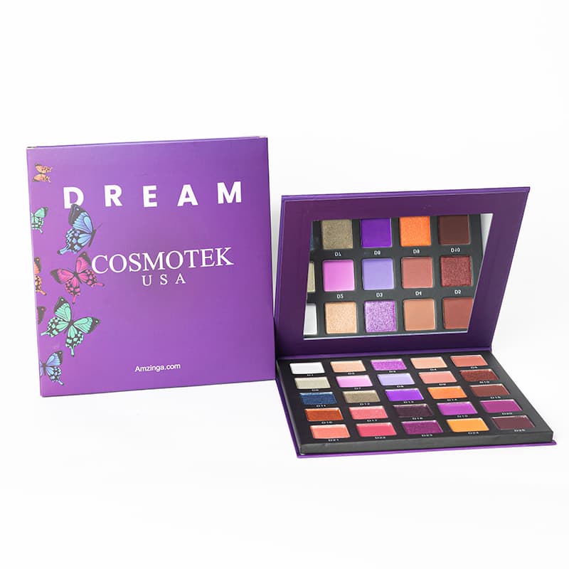 Professional 20 Colors Aromas Nude Eyeshadow Palette Long Lasting Multi Reflective Shimmer Matte Glitter Pressed Pearls Eye Shadow Makeup Pallet Kit – DREAM