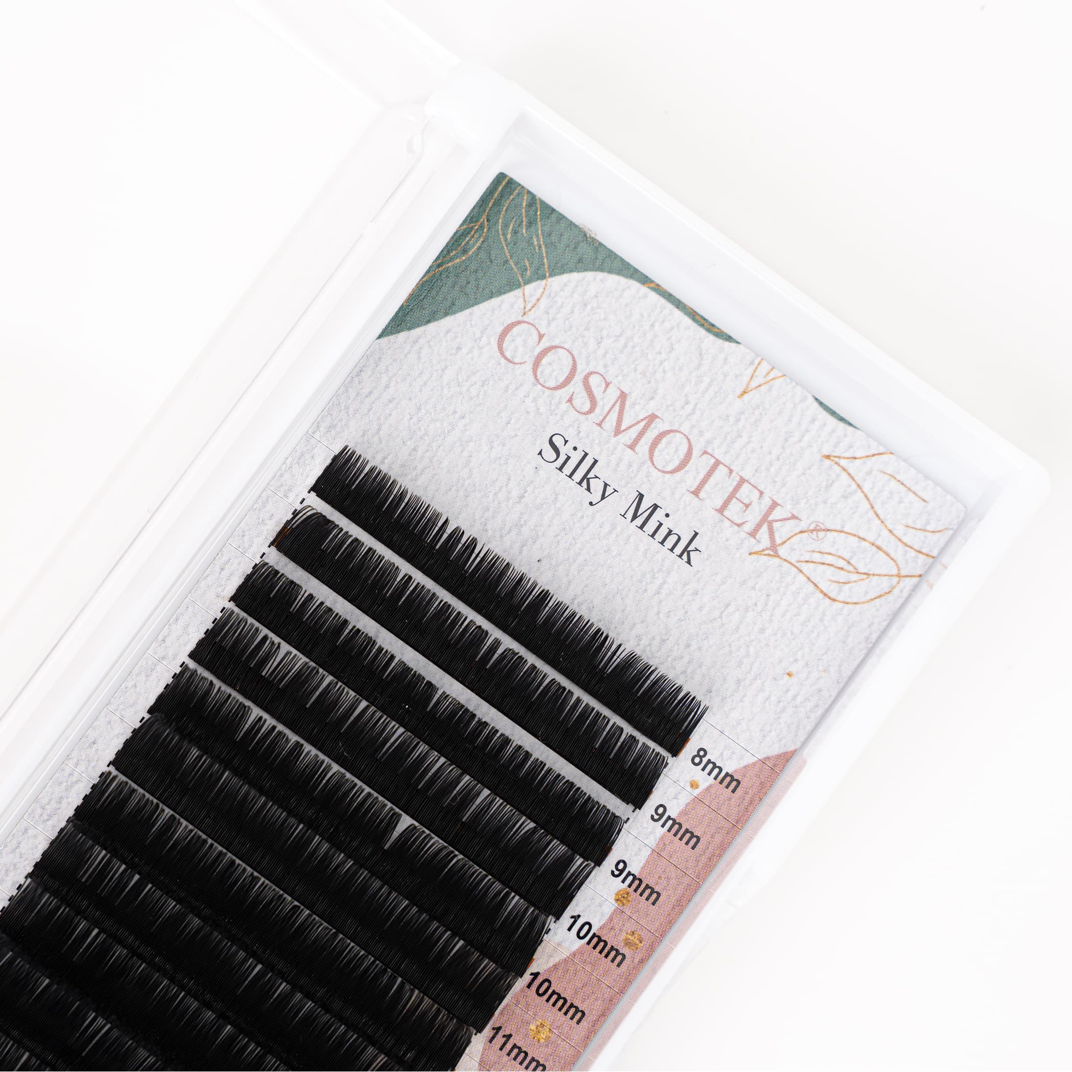 Silky Mink 0.15 D Lash Extension Mixed Lengths Tray