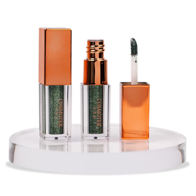 Liquid Metallic Eyeshadow by Cosmotek USA, Gel Formula, Multi-Dimensional Finish For Bold Eye Looks, LONG-LASTING &amp; QUICK-DRYING, Vegan &amp; Cruelty-Free, 0.17 Fl Oz/5ml Color # 9 thumbnail 3