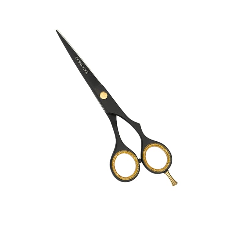 Professional Hair Scissors, Japanese 420 Stainless Steel-Barber Hair Cutting Texturizing Thinning Razor Edge Series Teeth Shears For Men/Women/Kids/Salon &amp; Home-6.5″ Overall Length ( Black ) thumbnail 2