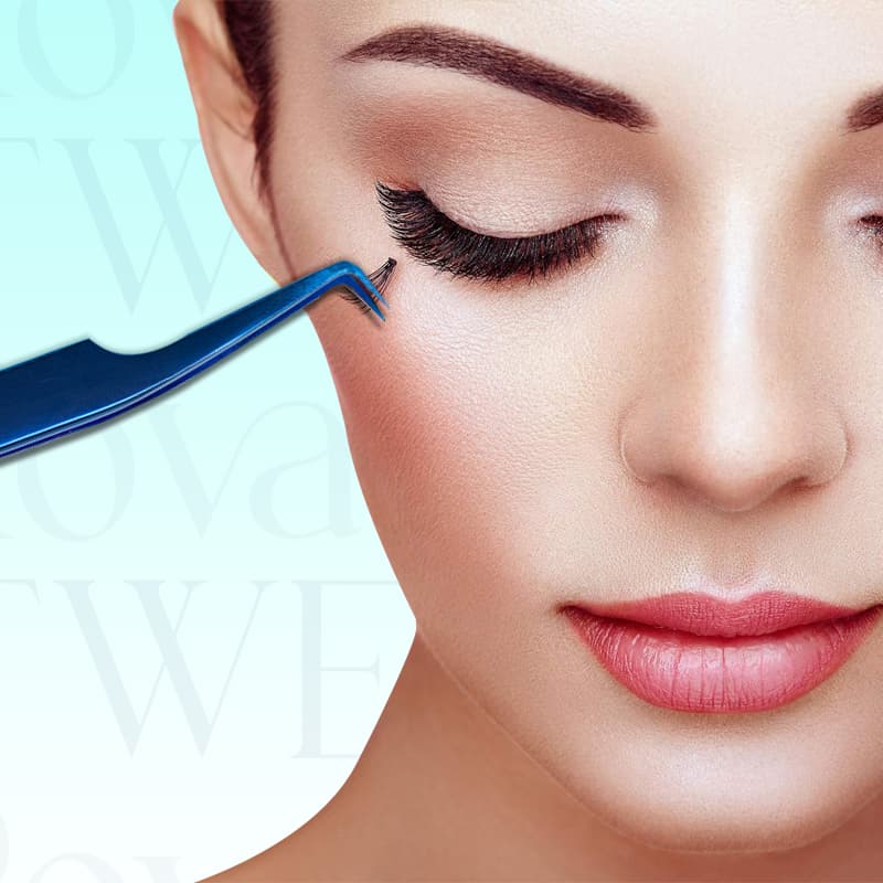 Lash Tweezers For Eyelash Extensions, Volume Boot Tweezers For Making Volume And Classic Fans 1 PCS Professional Individual Lashes Tweezer thumbnail 3