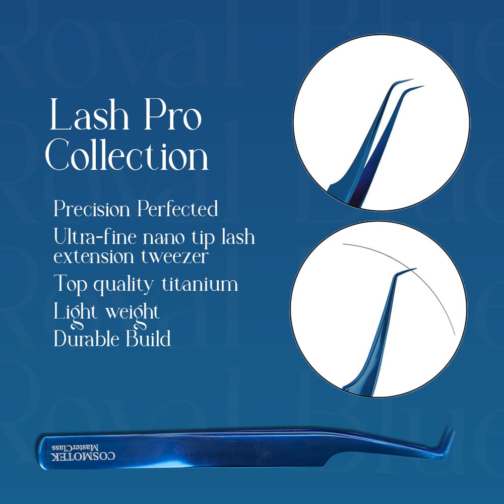 Lash Tweezers For Eyelash Extensions, Volume Boot Tweezers For Making Volume And Classic Fans 1 PCS Professional Individual Lashes Tweezer thumbnail 4