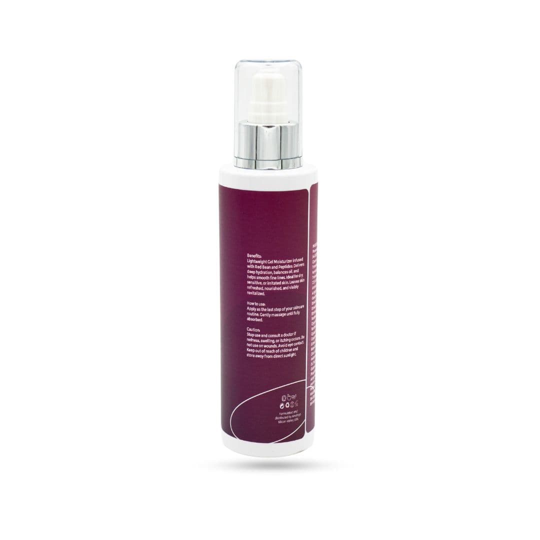 Douce Brise Lightweight Gel Moisturizer – Hydrating Face Cream with Red Bean, Vitamin B5 &amp; Peptide Complex – Non-Greasy Daily Gel Moisturizer for Oily, Combination &amp; Normal Skin – Great for Men’s Post-Shave &amp; Summer Use (200ml) thumbnail 3