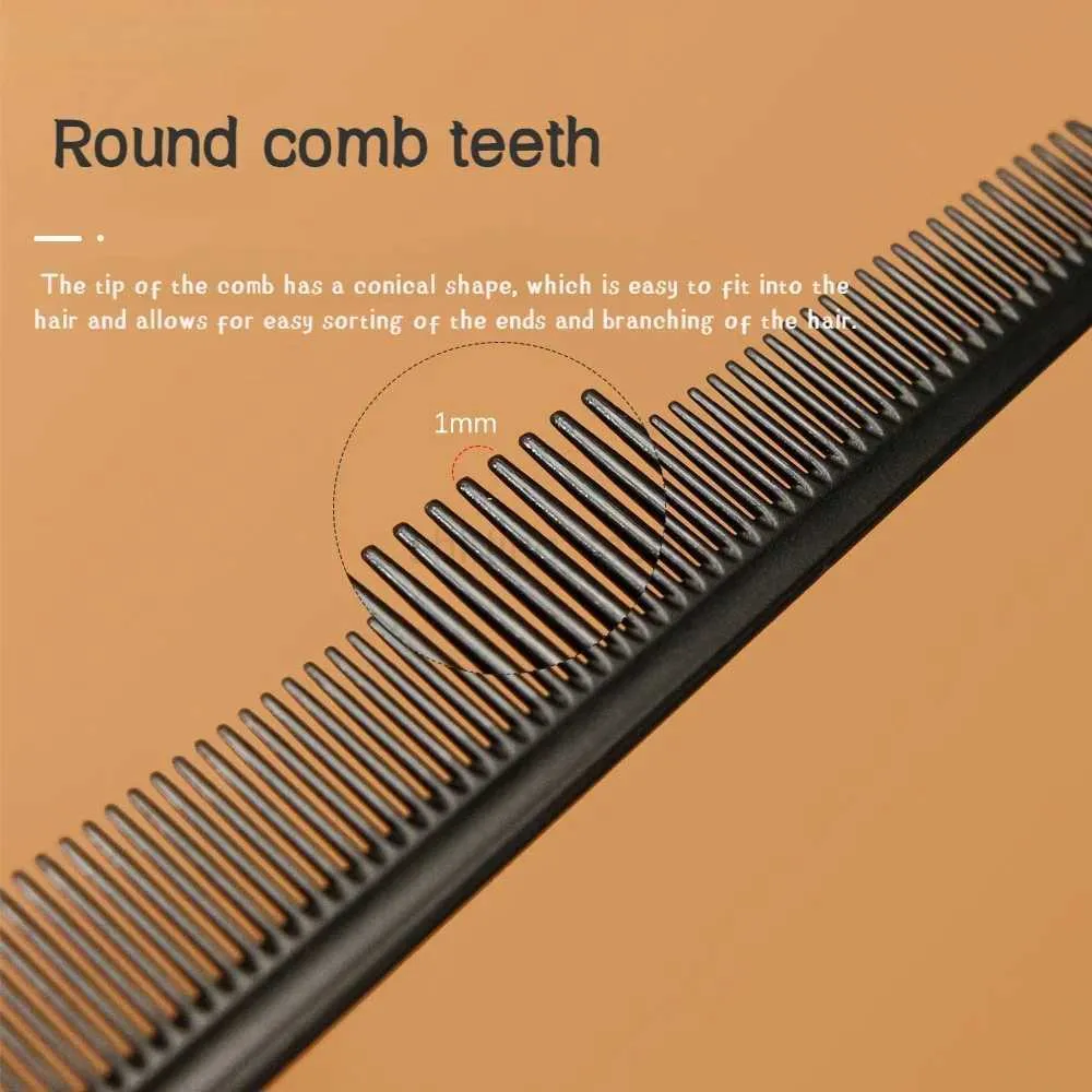 Professional Barber Haircut Comb – Salon &amp; Hairdresser Styling – Green – Fine Tooth Cutting Comb for Precision Haircuts thumbnail 2