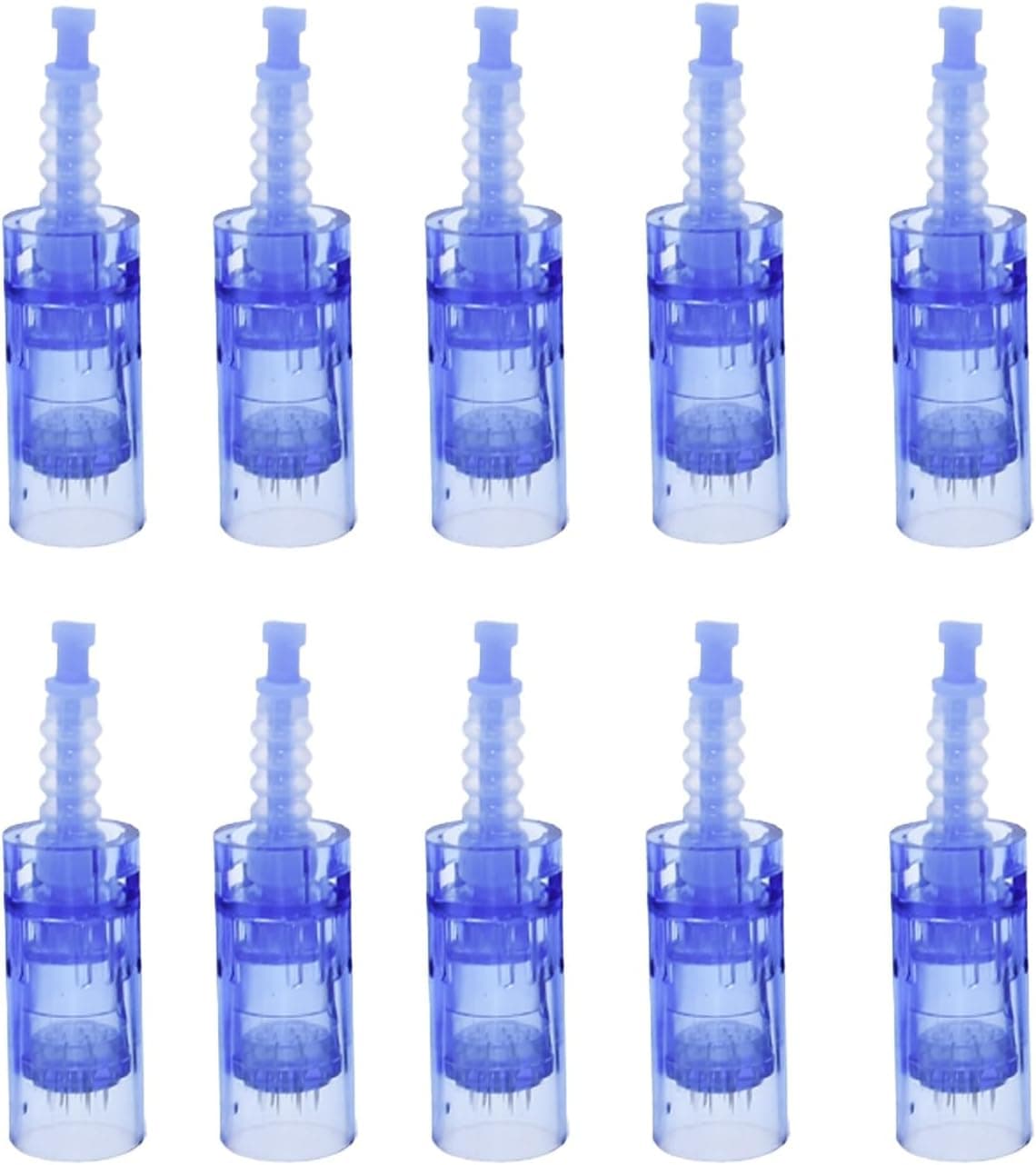 Microneedling Pen Cartridges for Dr Pen A6 – 24 Pin Needles, 10PCS – Easy-to-Use at-Home Skincare Cartridges for Fine Lines, Serum Absorption, Face &amp; Body Treatment – Disposable Sterile Tips