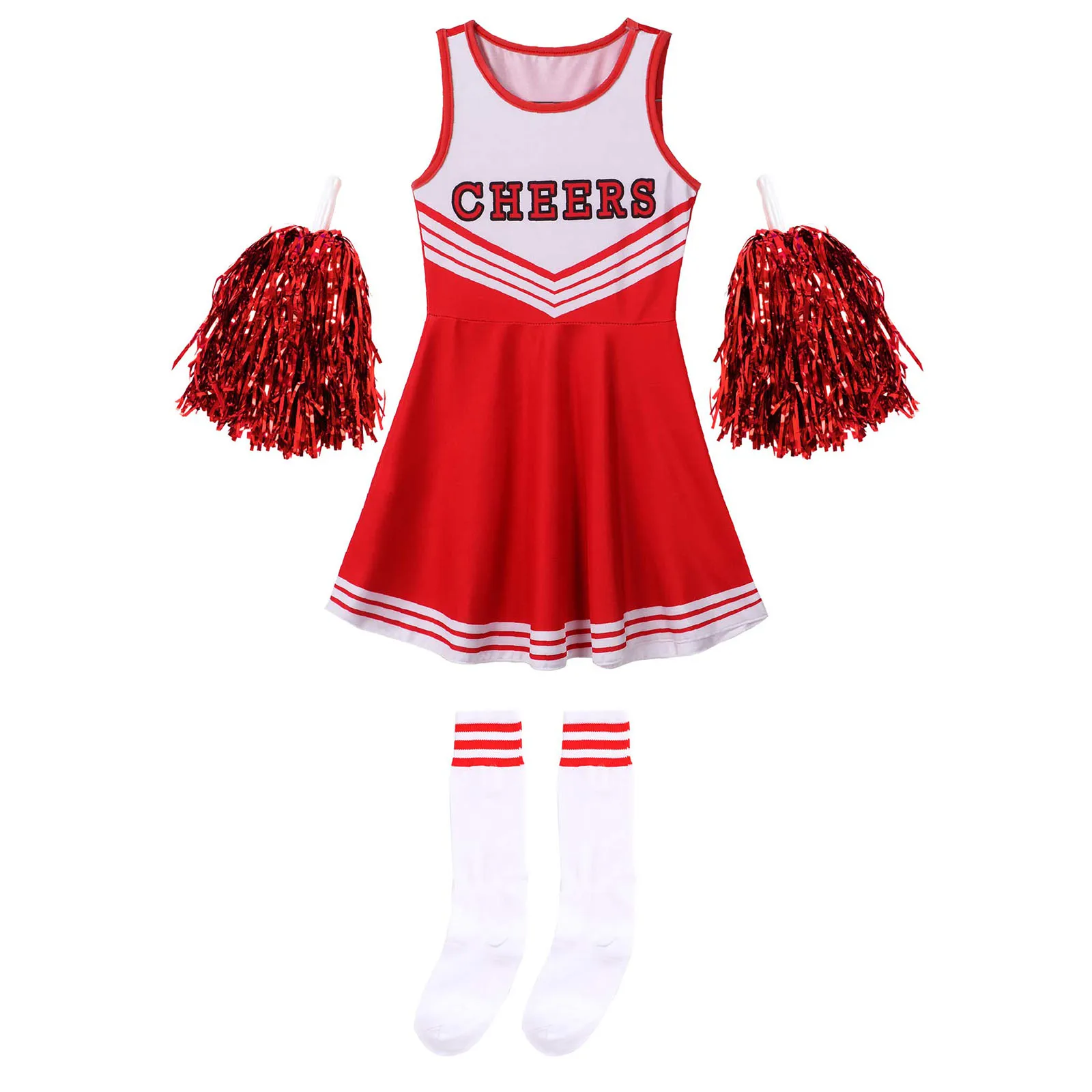 Custom Kids Cheerleading Uniform – rPET Polyester – Mira Essential thumbnail 4