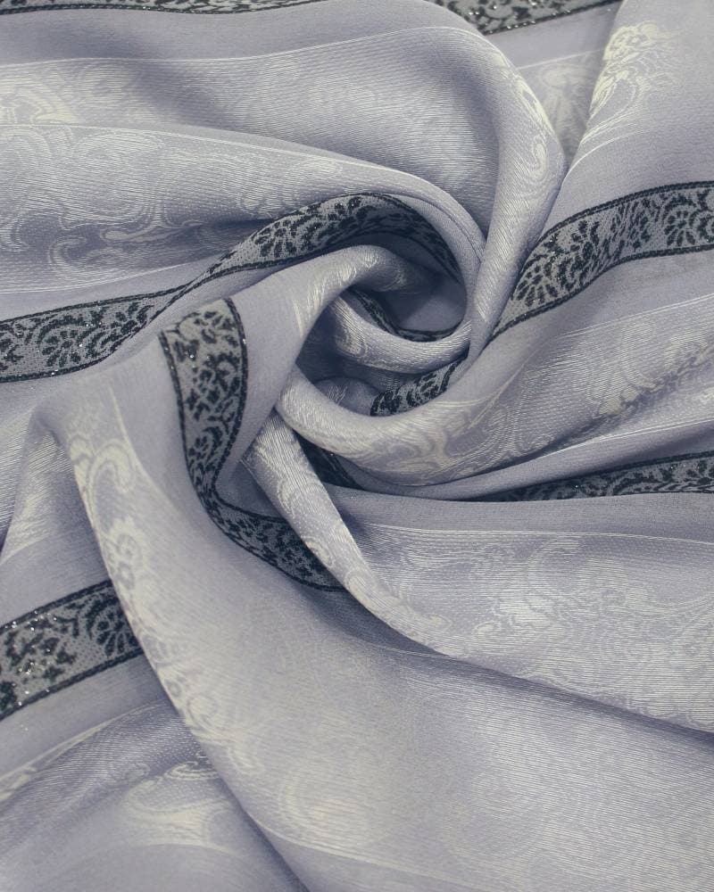 Italian Laminate Chiffon – Silver thumbnail 2