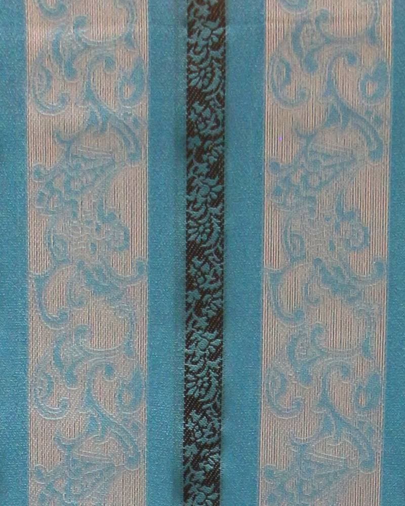 Italian Laminate Chiffon – Turquoise Blue thumbnail 4